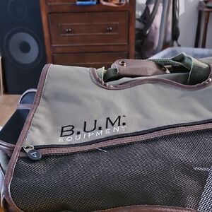 BUM Equipment Green and Brown Duffel Bag